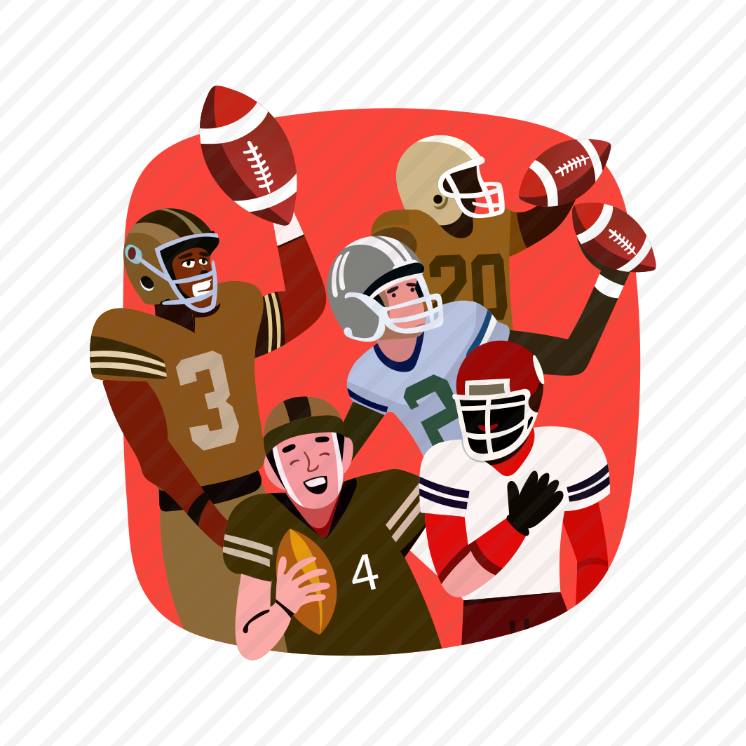 Gridiron Players, Athletes, Sportsmen, Sport, Game preview