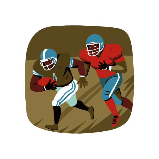 Gridiron Sport, Game, Match, Football, Catch illustration