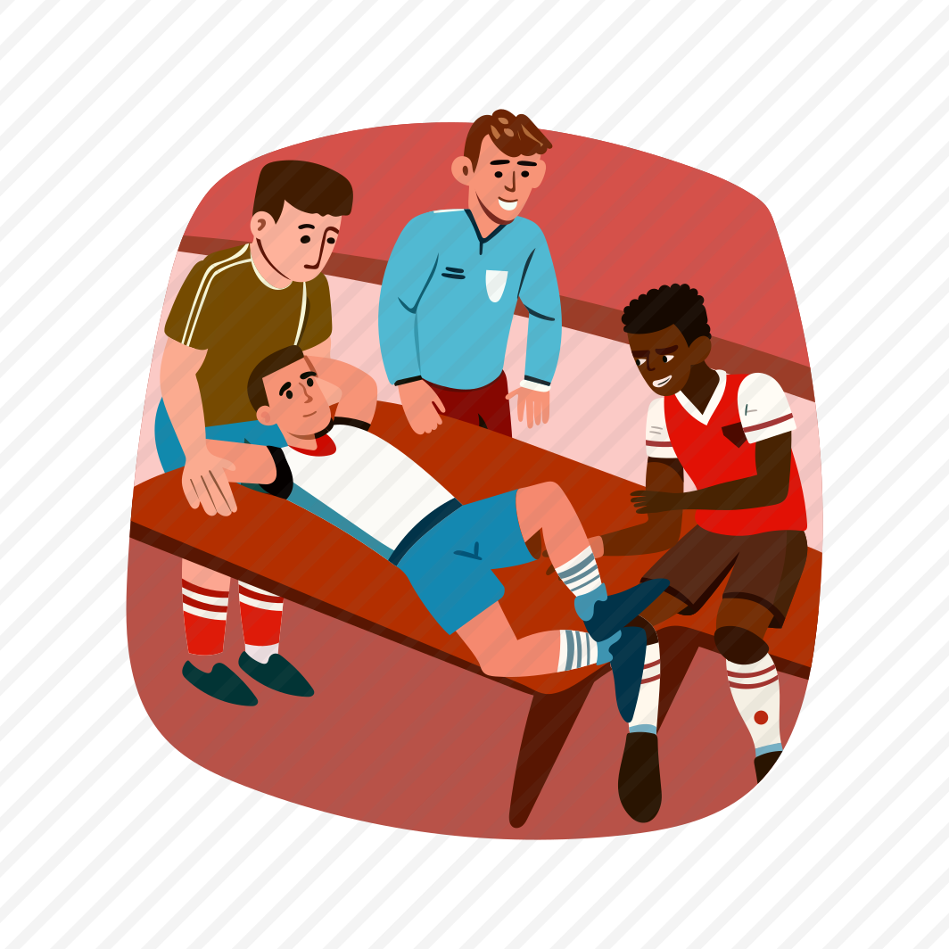 Player Injury, Wound, Athlete, Sportspersons, Sportsmen preview