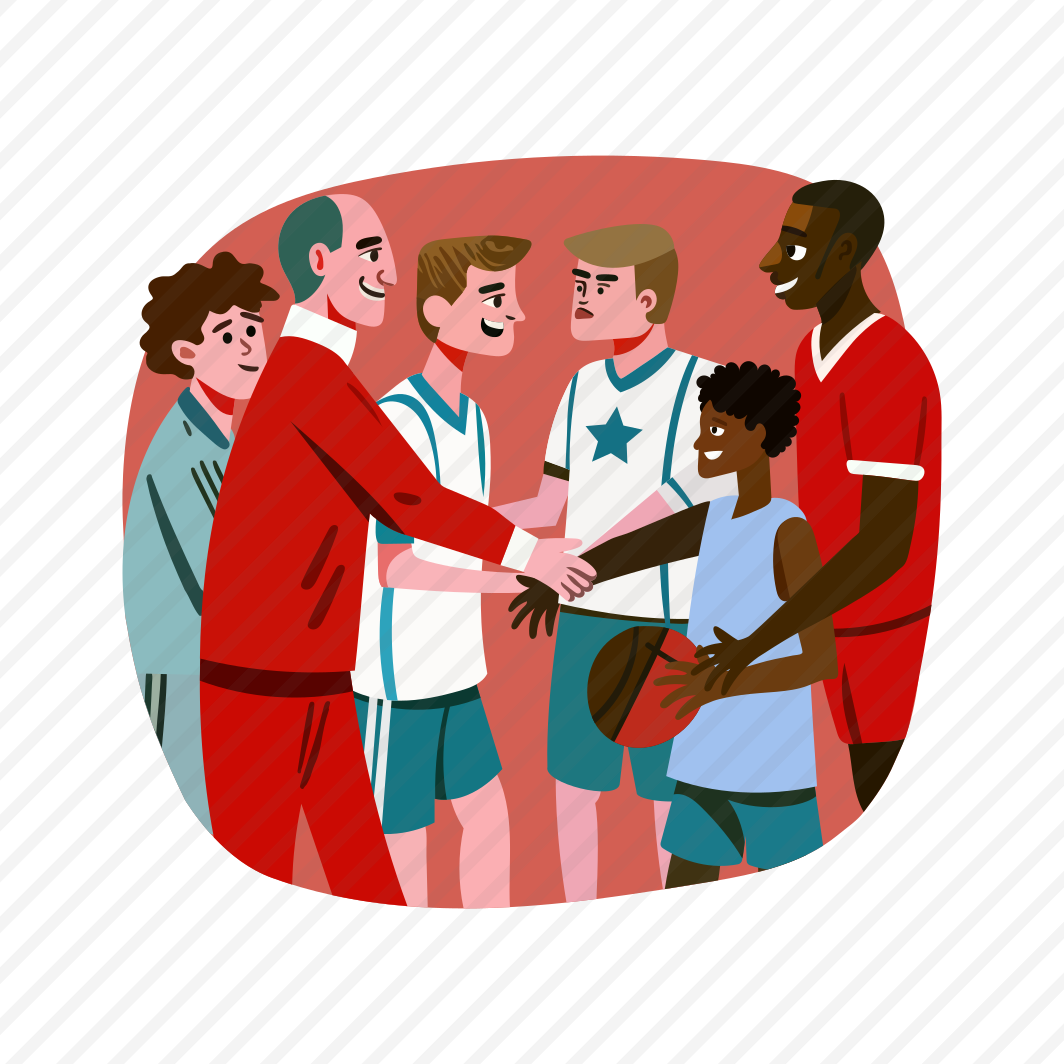 Player Meeting, Handshake, Introduction, Athletes, Sportsmen preview