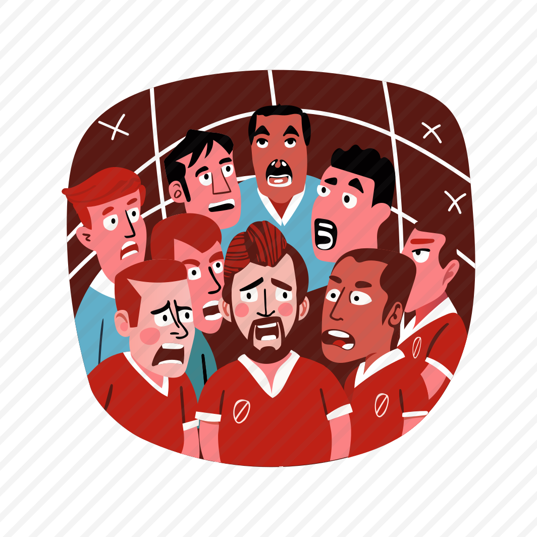 Shocked Fans, Astonished, Supporters, Surprised, People preview