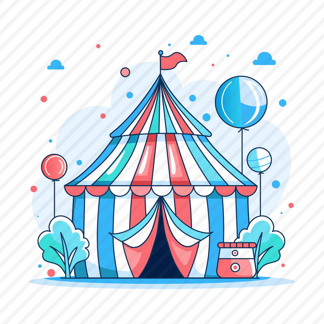 Circus Tent, Carnival, Festival, Canopy, Pavilion preview