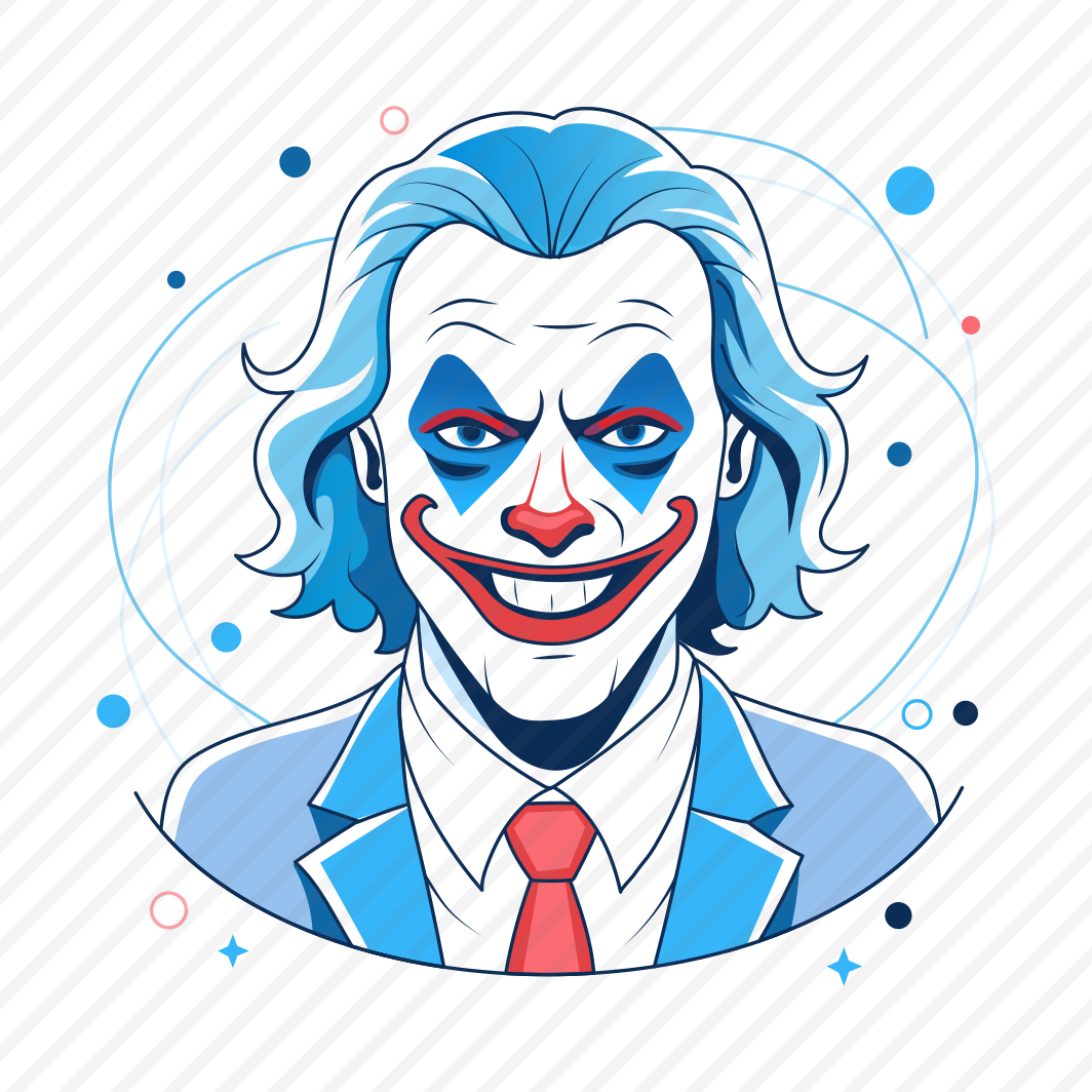 Crazy Joker, Evil, Bad, Character, Clown preview