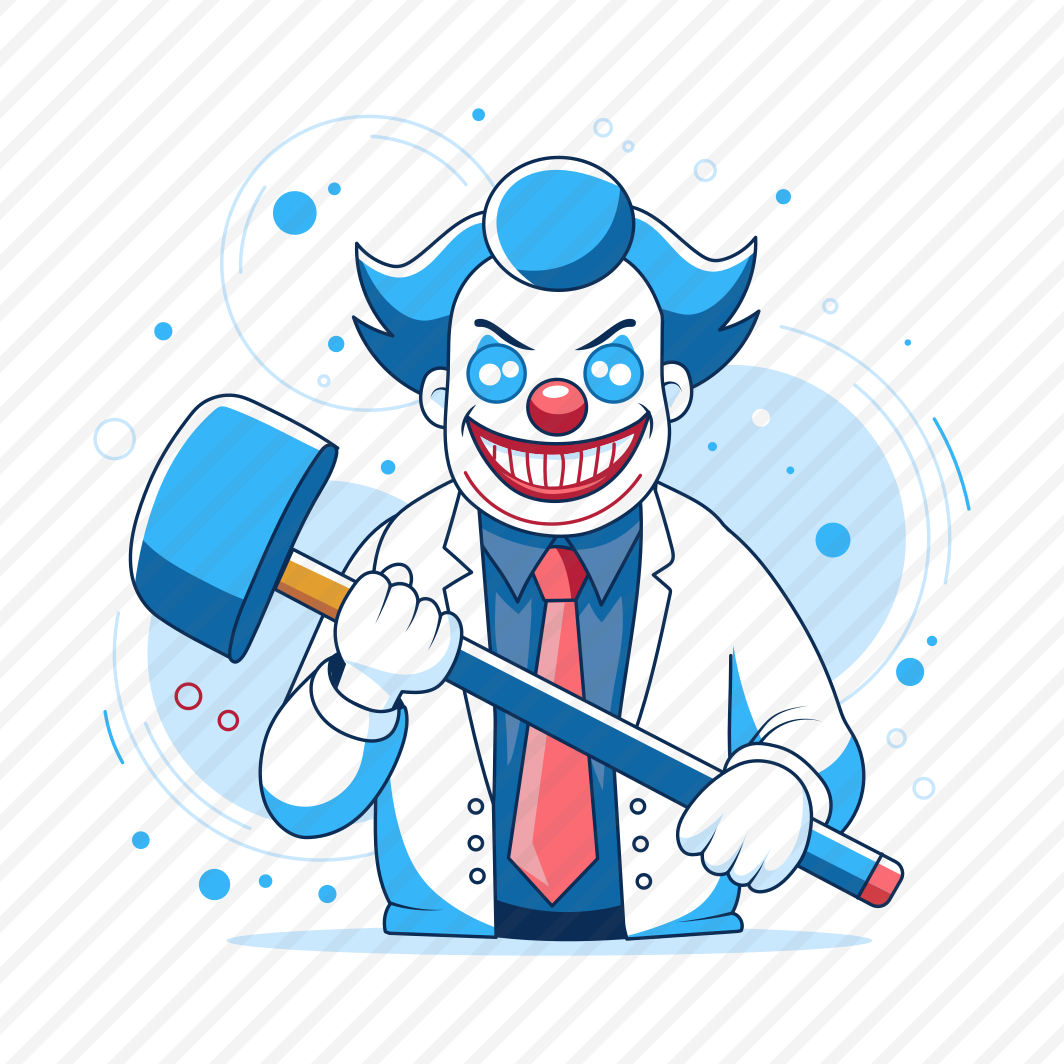 Haunted Clown, Killer, Weapon, Creepy, Scary preview