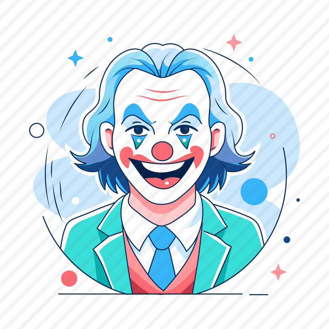 Joker Laugh, Smiling, Happy, Character, Cartoon preview