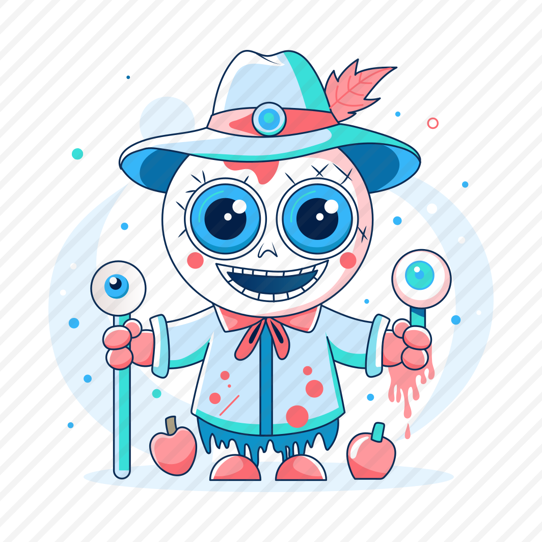 Spooky Clown, Scary, Halloween, Character, Creepy preview