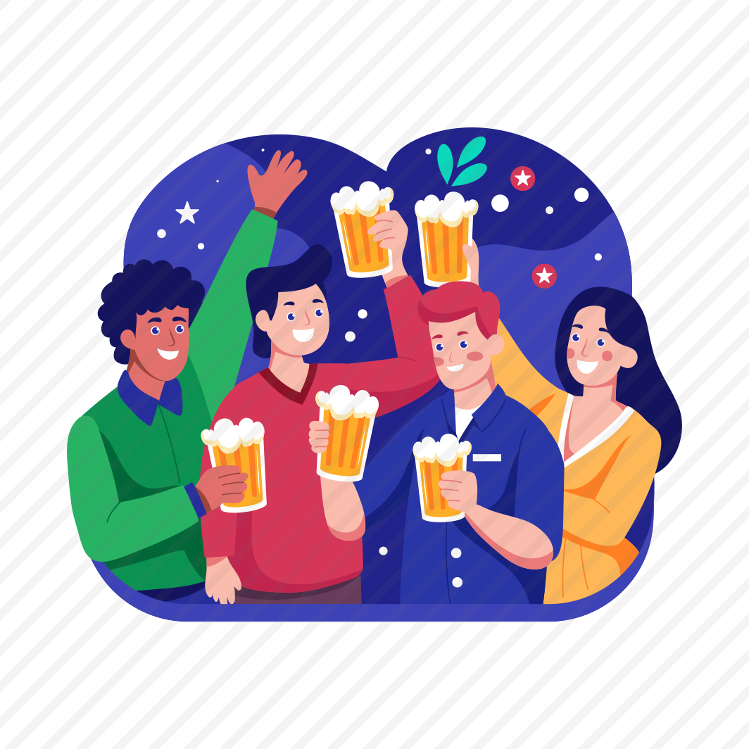 Beer Party, Drinks, Cheers, Wine, Celebration preview