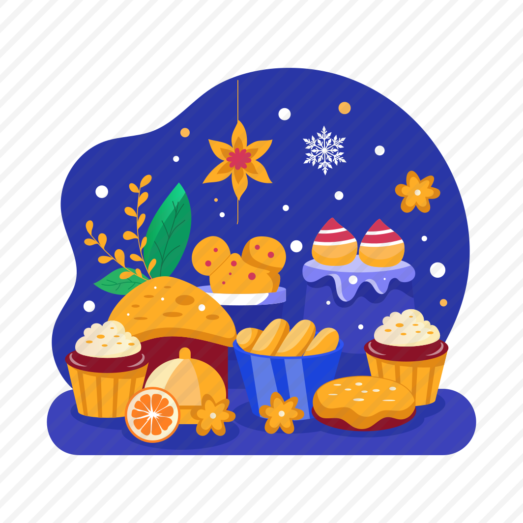 Festive Food, Dinner, Sweets, Celebration, Event preview