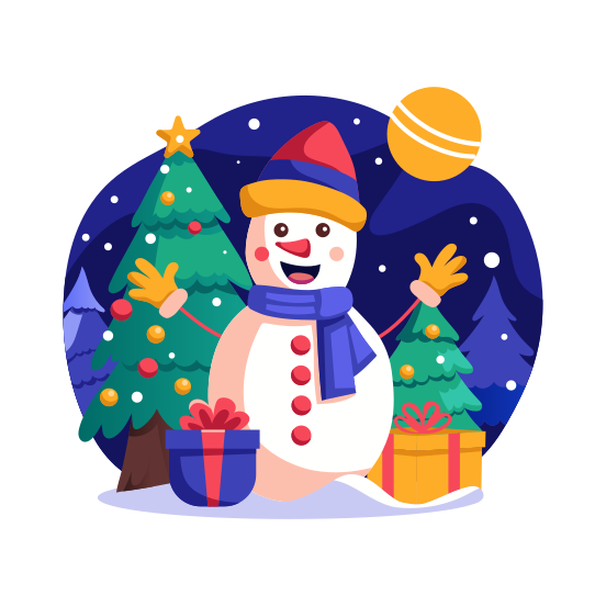 Snowman, Christmas, Celebration, Xmas, Festival illustration