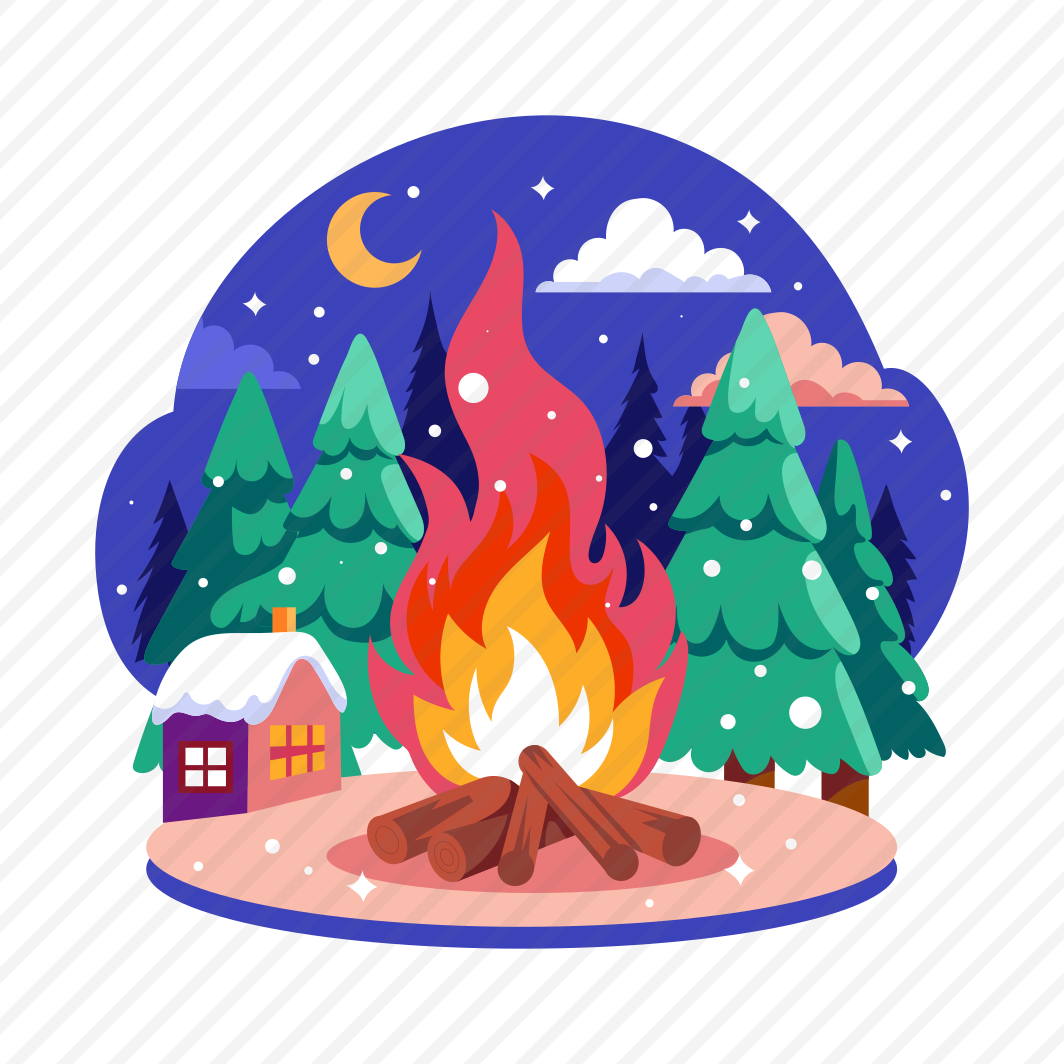 Winter Bonfire, Fire, Log Fire, Event, Festival preview