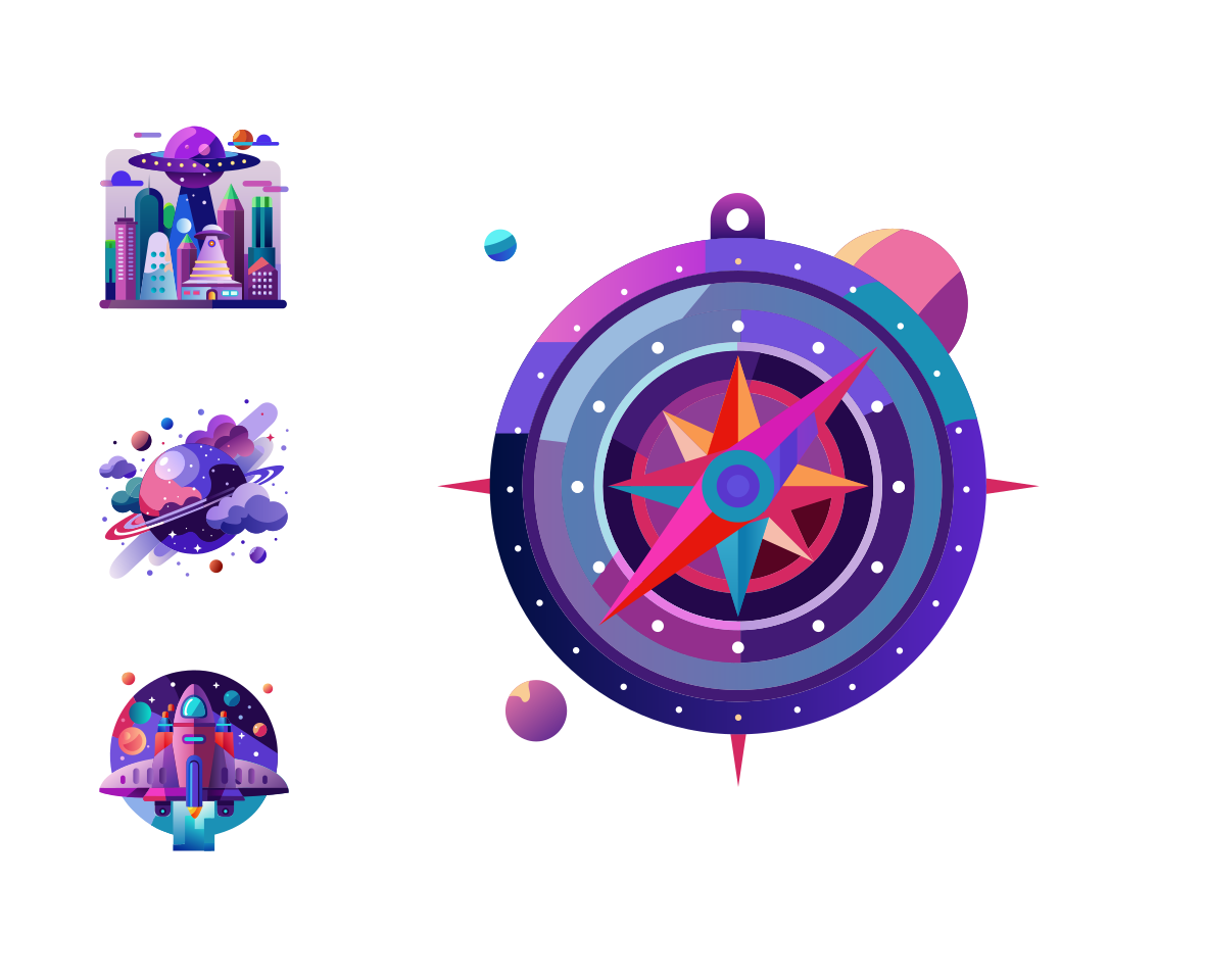 Space Vector Icon Set family preview image