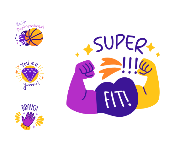 Achievement Stickers family preview image