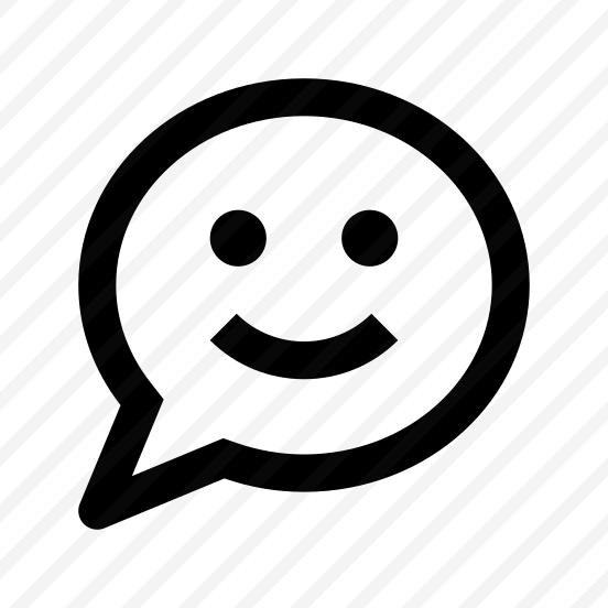 Chat Bubble Message Smile Icon preview