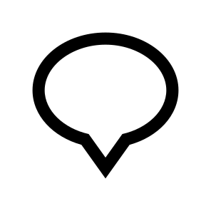 Chat Bubble Message Two Icon icon