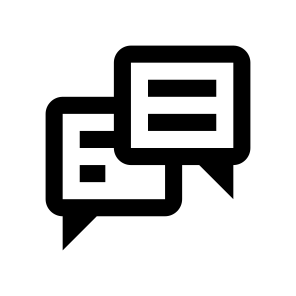 Chat Bubble Messages Icon Symbol icon