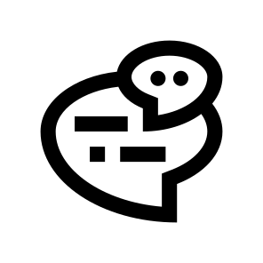 Communication Messages Chat Bubbles Talk icon