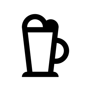 Coffee Latte Icon Symbol Vector icon