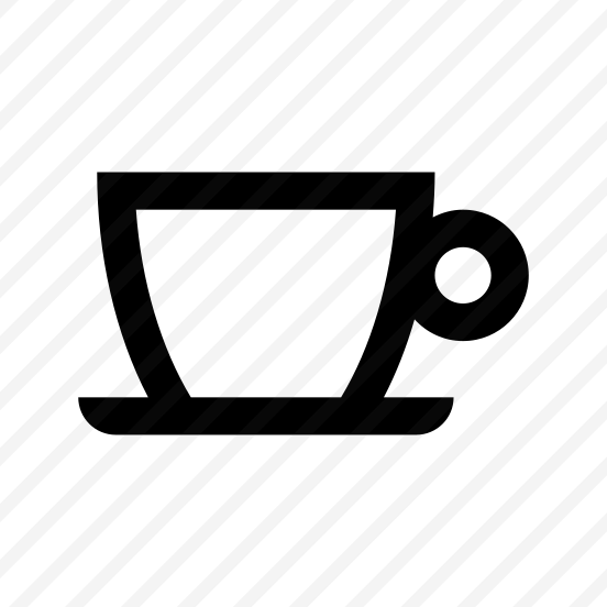 Kitchen Tableware Cup Saucer Icon preview