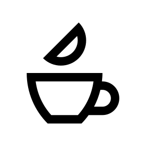 Tea Lemon Cup Icon Symbol icon