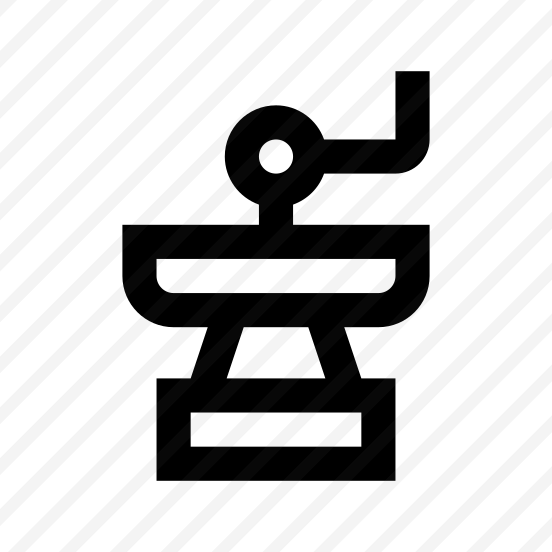 Coffee Grinder Icon Symbol Vector preview