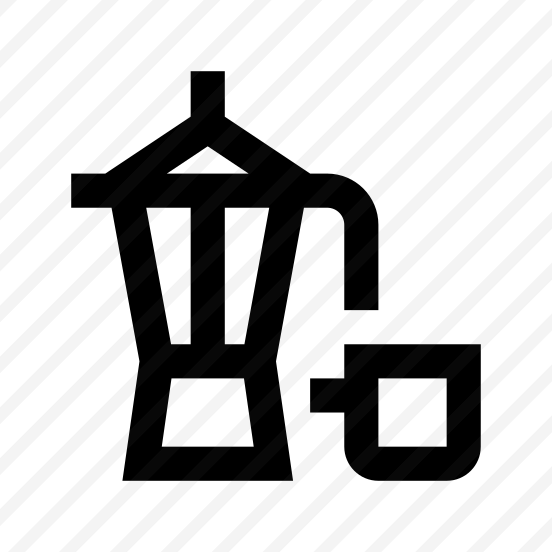 Coffee Maker Icon Symbol Vector preview