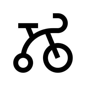 Bicycle Bike Tricycle Wheels Baby icon