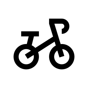 Bicycle Bike Two Wheeled Icon icon