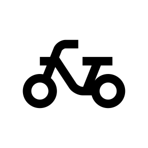 Bicycle Bike Two Wheeled Two icon