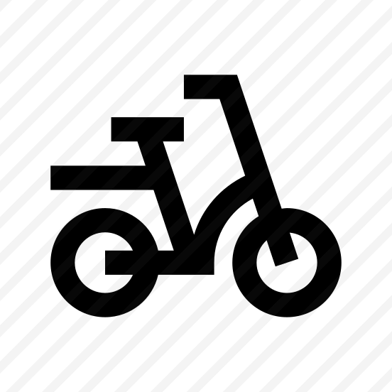 Bicycle Two Icon Symbol Vector preview
