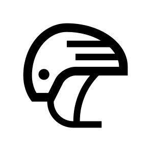 Transport Bicycle Bike Helmet Head Protection Safety Three icon