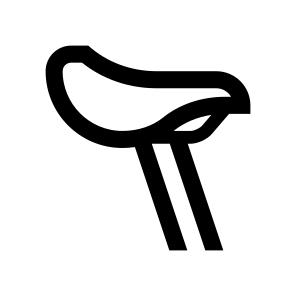 Transport Bicycle Bike Saddle Parts One icon