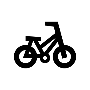 Transport Bicycle Bike Wheels Frame Pedals Chain One icon