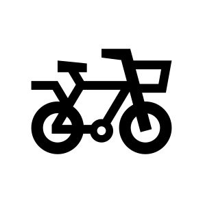 Transport Bicycle Bike Wheels Frame Pedals Chain Seven icon