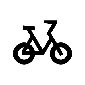 Transport Bicycle Bike Wheels Frame Pedals Chain Three icon
