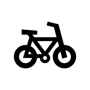 Transport Bicycle Bike Wheels Frame Pedals Chain Two icon