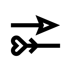 Arrow Arrowhead Feather Shaft Bow Five icon