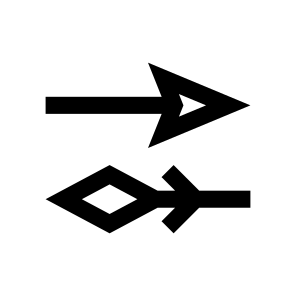 Arrow Arrowhead Feather Shaft Bow Four icon
