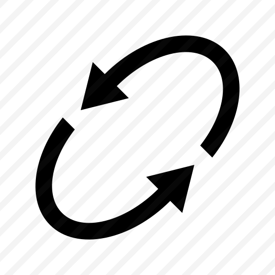 Arrow Curve Ellipse Rotate Orbit Repeat Repeating Loop Refresh Ui preview