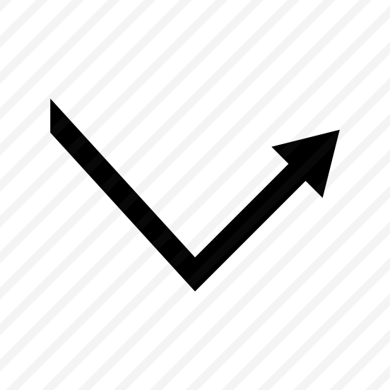 Arrow Curve Rise Down Up Direction Navigation Path Ui preview