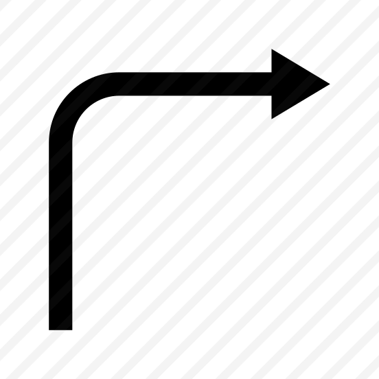 Arrow Curve Up Right Route Ui preview