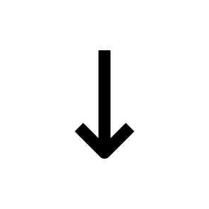 Arrow Down Icon Symbol Vector icon