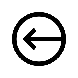 Arrow Left Circle Icon Symbol icon