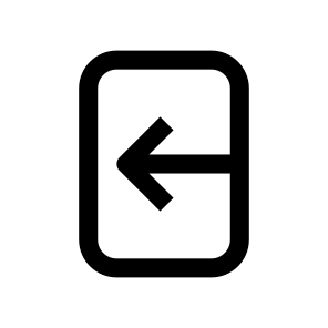 Arrow Left Icon Symbol Vector icon