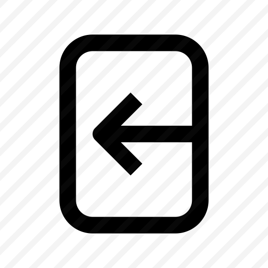 Arrow Left Icon Symbol Vector preview