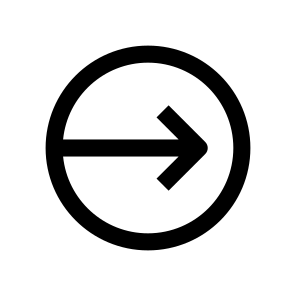 Arrow Right Circle Icon Symbol icon