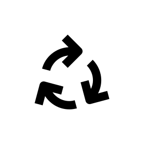 Arrow Rotation Three Icon Symbol icon