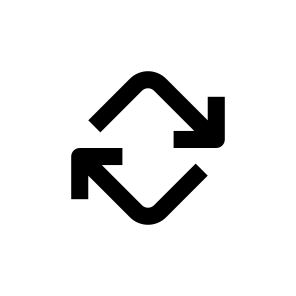Arrows Cycle Icon Symbol Vector icon