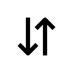 Arrows Down Top Move Icon icon