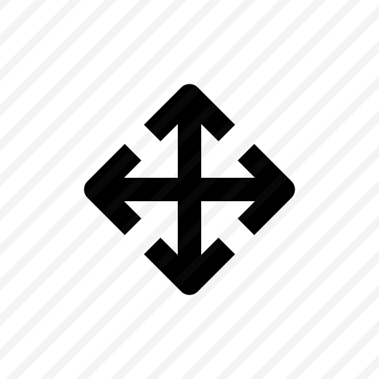Arrows Move Position Icon Symbol preview