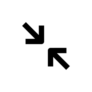 Arrows Reduce Icon Symbol Vector icon